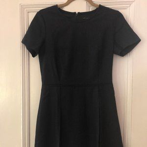 Theory Wool A-Line Dress
